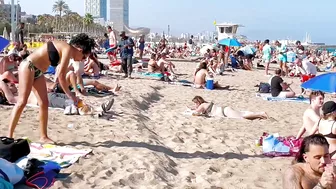 Barcelona beach walk/ beach Barceloneta????????walking Spain best beaches ????