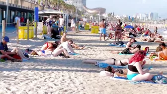 Barcelona beach walk/ beach Barceloneta????????walking Spain best beaches ????