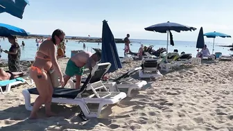 IBIZA Beach Summer - Beautiful Nissi Beach Enjoy Walking And Music Wallking 4K Summer Beach