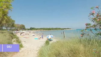 Corfu Greece walk on Gialiskari beach | Sandy beach June 2022