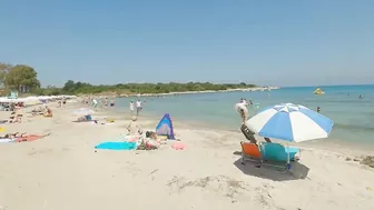 Corfu Greece walk on Gialiskari beach | Sandy beach June 2022