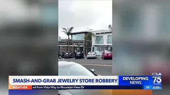 Brazen Manhattan Beach smash-and-grab burglary caught on camera