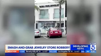 Brazen Manhattan Beach smash-and-grab burglary caught on camera