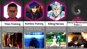 Comparison: Anime Training Routines