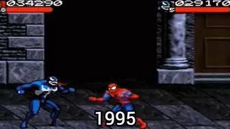 Evolution of Spider-Man Games 1989 -2023 PS5