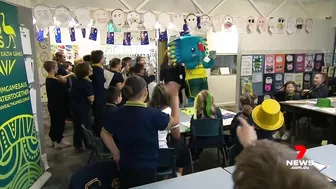 Students getting behind Australia’s Commonwealth Games athletes | 7NEWS