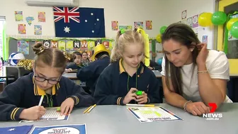 Students getting behind Australia’s Commonwealth Games athletes | 7NEWS