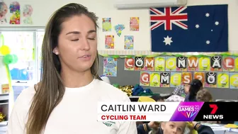 Students getting behind Australia’s Commonwealth Games athletes | 7NEWS