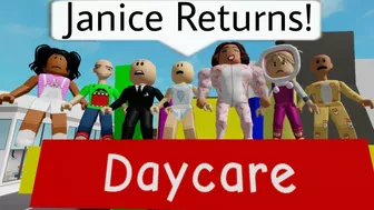 DAYCARE JANICE RETURNS | Funny Roblox Moments | Brookhaven ????RP