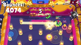 5695 Bounces! Most Bounces Possible In BrawlStars