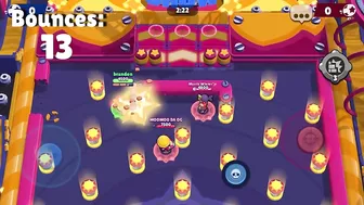 5695 Bounces! Most Bounces Possible In BrawlStars