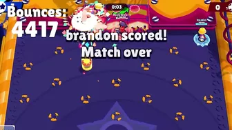 5695 Bounces! Most Bounces Possible In BrawlStars