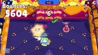 5695 Bounces! Most Bounces Possible In BrawlStars