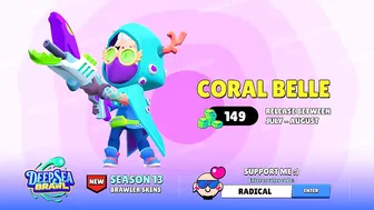 NEW SKIN ANIMATIONS, PRICES & GIVEAWAY! Brawl Stars #octofanggiveaway