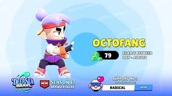 NEW SKIN ANIMATIONS, PRICES & GIVEAWAY! Brawl Stars #octofanggiveaway