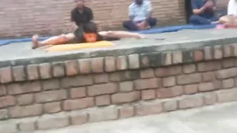 Chhota Yogi on spot in tosham bljs collage(yoga centre) video