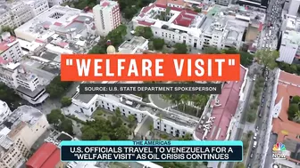 U.S. Officials Travel To Venezuela For A 'Welfare Visit' As Oil Crisis Continues