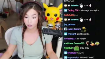 Pokimane talking about her OnlyFans