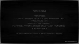 'Spider's Web' Promo Video - SPACE: 1999 Eagle Transporter and Hawk Warship Models - Sixteen12