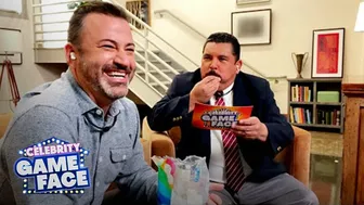 Jimmy Kimmel & Guillermo DOMINATE at Chubby Bunny | Celebrity Game Face | E!