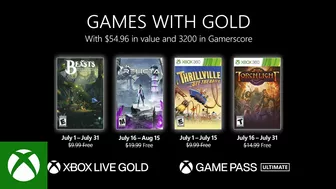 Xbox - July 2022 Games with Gold