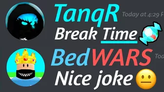 When TanqR Takes A Break.. (Roblox BedWARS)