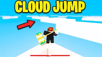 Will I survive Jade Hammer Jump from CLOUDS? Roblox Bedwars