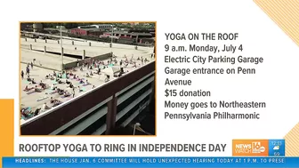 Rooftop yoga to ring in Independence Day