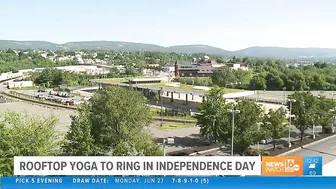 Rooftop yoga to ring in Independence Day