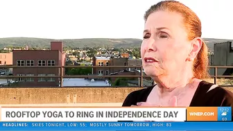 Rooftop yoga to ring in Independence Day