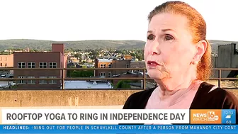 Rooftop yoga to ring in Independence Day