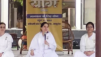 International Day of Yoga at Indian Oil Corporation, Abu Road by Brahma Kumaris