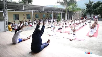 International Yoga Day, 2022 observation in Chandel on June, 21, 2022.