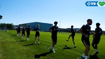 HSV Hamburg - Warm up, coordination, stretching