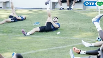 HSV Hamburg - Warm up, coordination, stretching