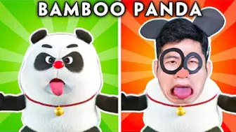 BAMBOO PANDA BURNS CALORIES || Weight Loss Challenge || Bamboo Panda Parody by Woa Parody