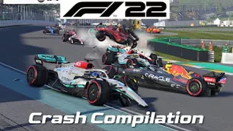 F1 22 Game - Crash Compilation