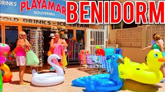 BENIDORM ???????? LEVANTE BEACH JULY 2022 Costa Blanca SPAIN Walking Tour 4K