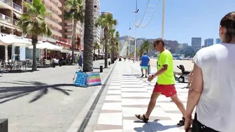 BENIDORM ???????? LEVANTE BEACH JULY 2022 Costa Blanca SPAIN Walking Tour 4K