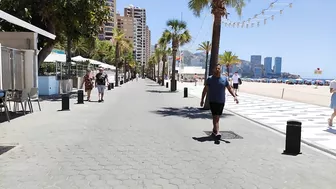 BENIDORM ???????? LEVANTE BEACH JULY 2022 Costa Blanca SPAIN Walking Tour 4K