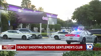 Man shot dead outside Hallandale Beach strip club