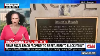 Seized beach property to be returned to Black family almost 100 years later