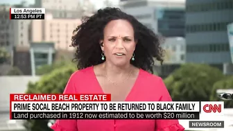 Seized beach property to be returned to Black family almost 100 years later