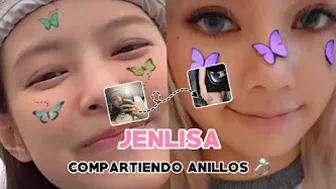 JENLISA COMPARTIENDO ANILLOS ???? E HISTORIAS PARECIDAS EN INSTAGRAM