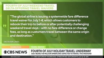 Fourth of July weekend travel tips