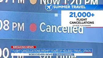 Flight cancellations prompt fears of holiday travel chaos