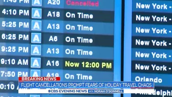 Flight cancellations prompt fears of holiday travel chaos