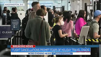 Flight cancellations prompt fears of holiday travel chaos