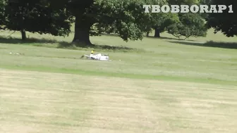 RC PLANE CRASH - CY MODELS P-47 THUNDERBOLT - SAITO FG90 R3 - STRIKES A TREE AT WESTON PARK - 2022