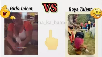 Girls Talent VS Boys Talent #meme #funny #talent #lol